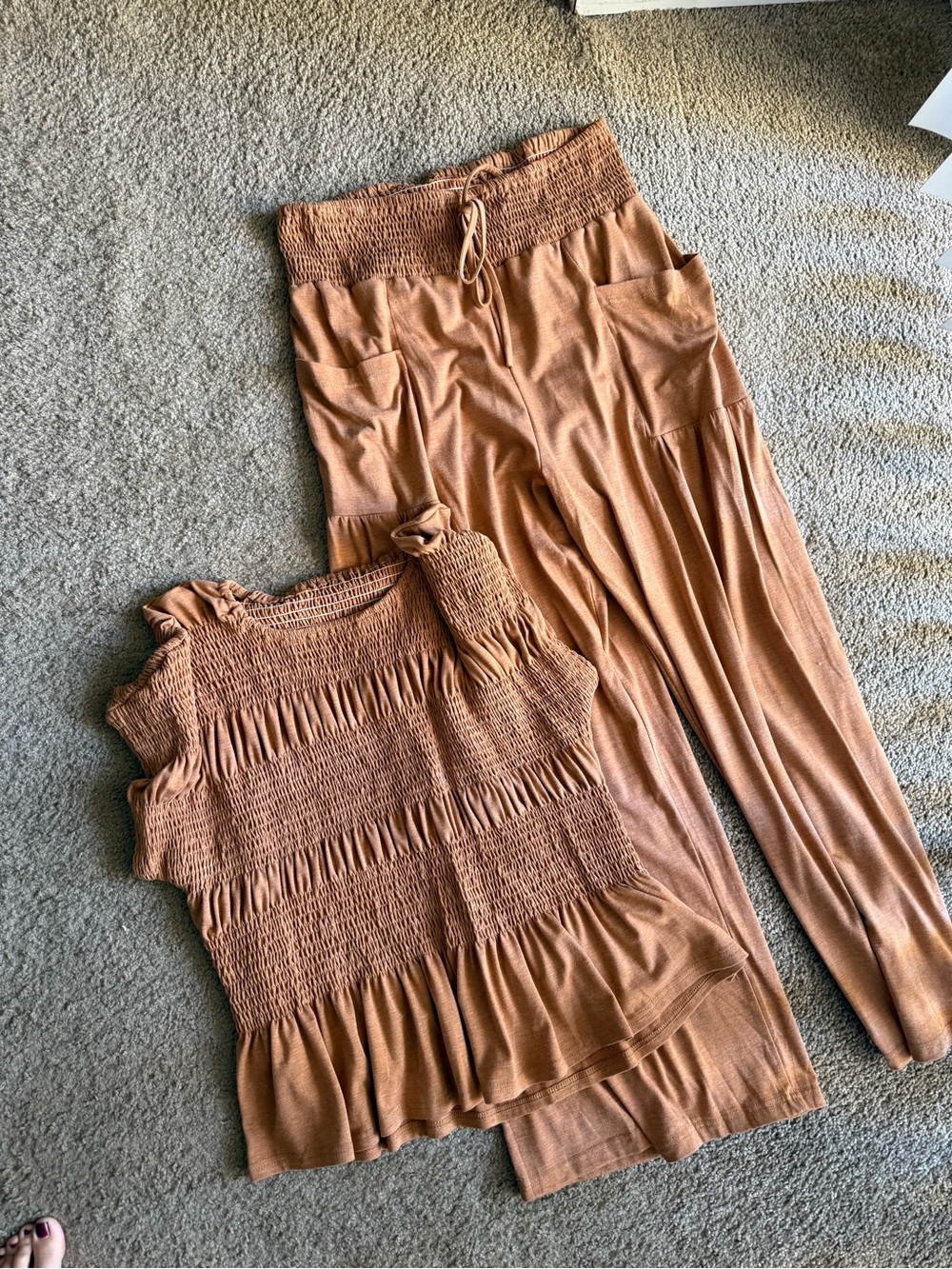 Adorable Matching Set 🤎 - Picture 3 of 4